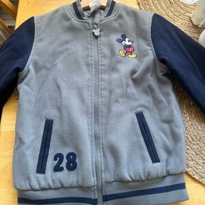 Gray and Navy Mickey Mouse Jacket